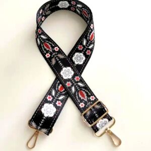 FLOWER PATTERN Guitar /Purse Strap